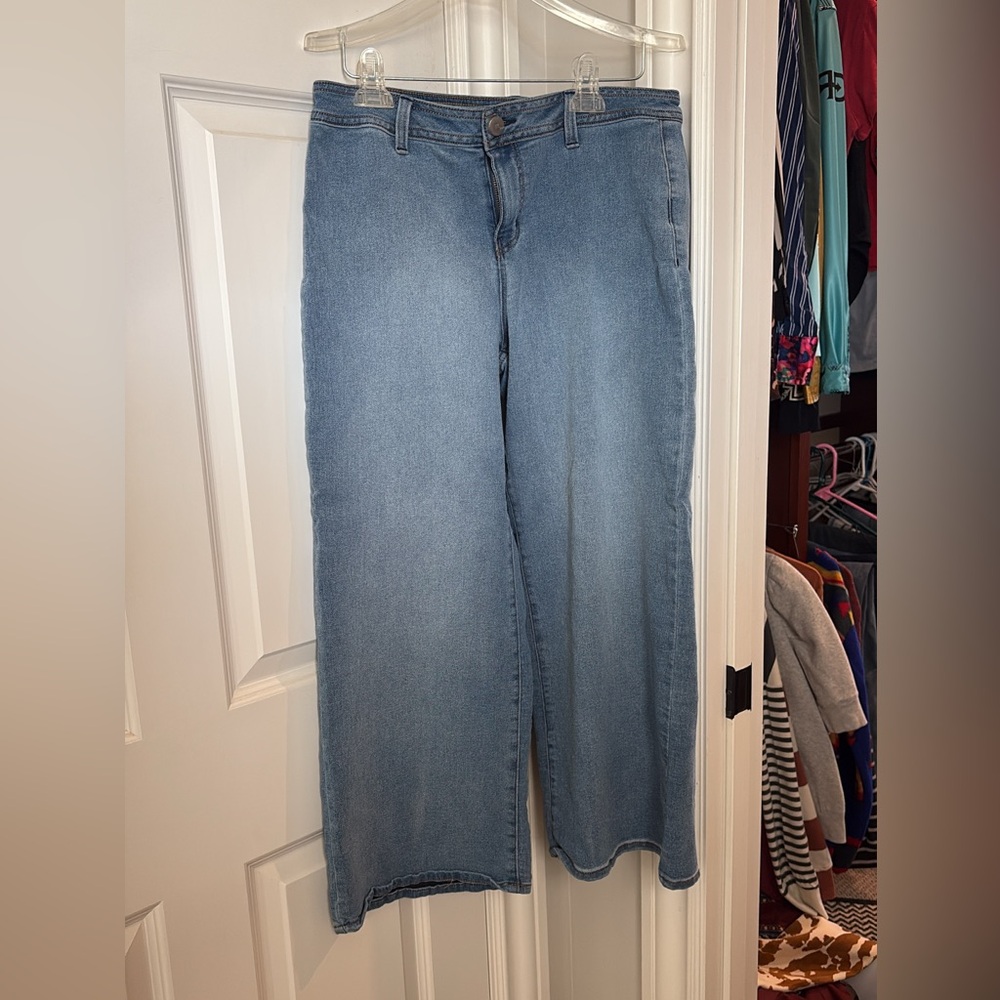 1822 Denim Light Blue Flare Jeans
